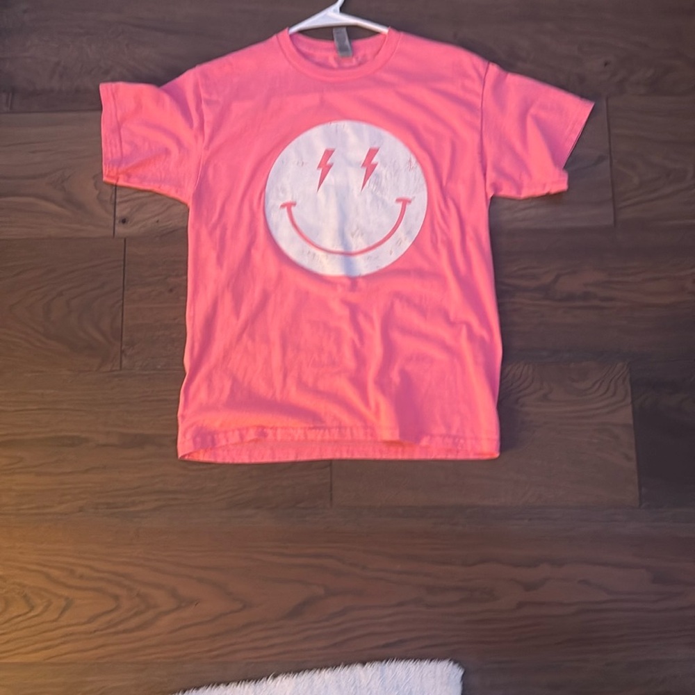 Posh Pink Short Sleeve Tee Vibrant Casual Style
